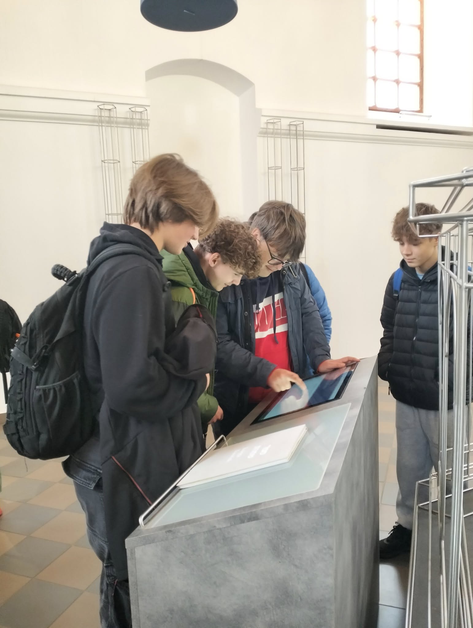 Młodzież z Sawina z wizytą w Wojsławicach